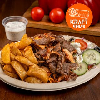 Talerz duży po naszemu z mięsem wołowo-baranim lub mieszanym