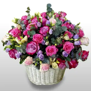 Rose in cesti 