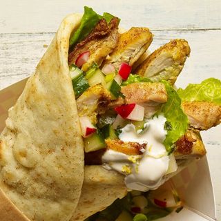 Shawarma Poulet (G) + Frites
