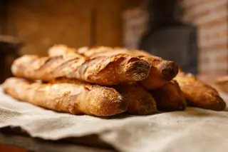 Bocadillo salchichón Vic