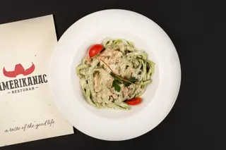 Domaća pasta sa teletinom i gljivama