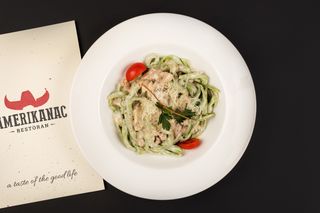 Domaća pasta sa teletinom i gljivama