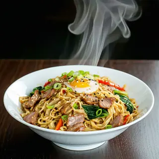 Makaron chiński z wieprzowiną 450g