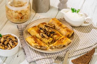 Млинці з куркою та грибами (3шт/270г)