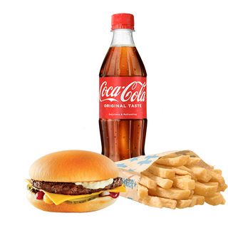 Чийзбургер голямо меню