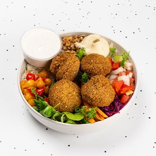 Falafel Over Rice (Vege)