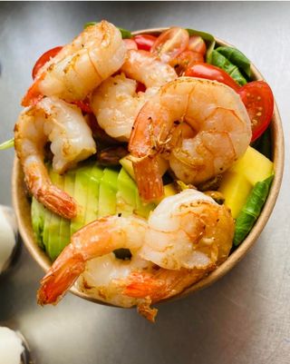 Sałatka z krewetkami