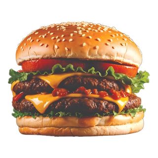 Special double Cheeseburger + french fries