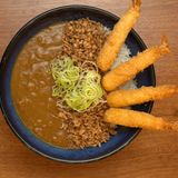 Arroz con ebi al curry