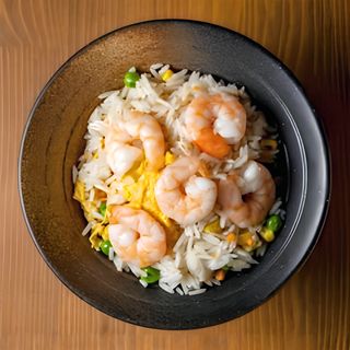 100. Riso con gamberetti