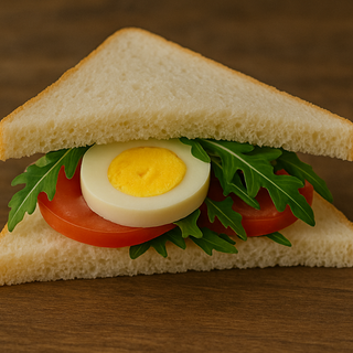 Tramezzino Pomodoro e uovo sodo