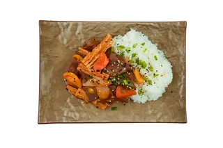 Мясо с овощами