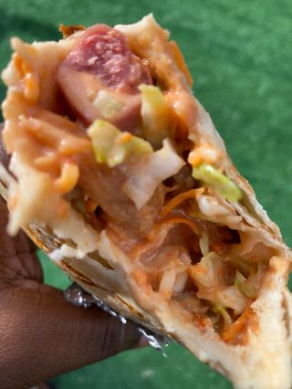 Chicken shawarma(with no  sausage )