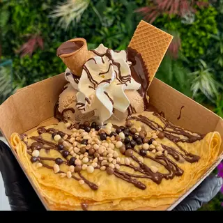 Crepes nutella e gelato 