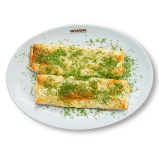 Теплий лаваш з сиром та зеленню (190 г)