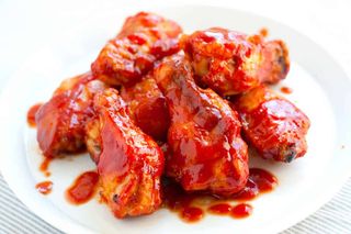 Wings With BBQ Sauce