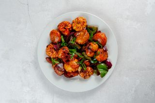 Chicken fried chilli momo