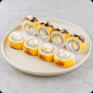 Рол Сирний з креветкою (250г)