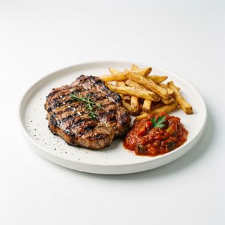 Свинска вратна пържола 450г