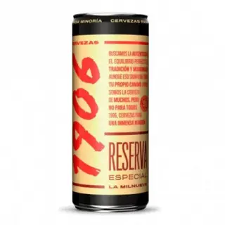 Cerveza 1906 Lata 330 Ml.