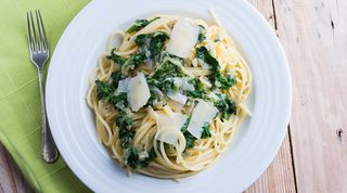 Spaghetti ala spinacio