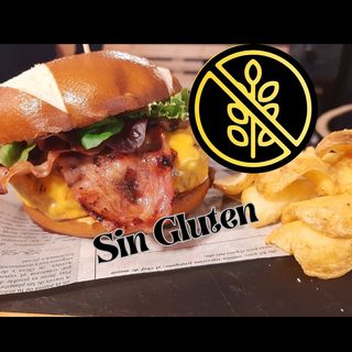 Hamburguesa 2021 SIN GLUTEN  Con patatas
