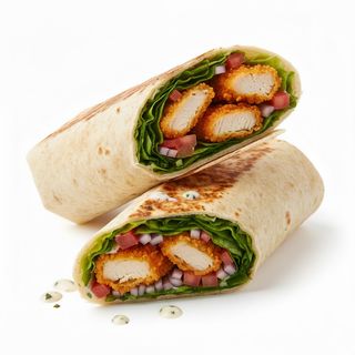 Chicken zinger wrap
