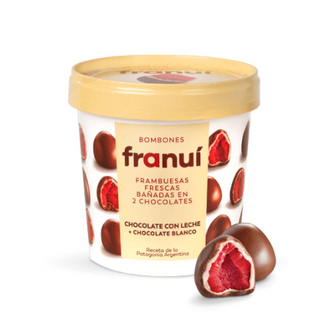 Zmeura Franui cu ciocolata cu lapte