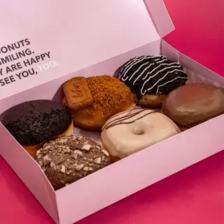 Boite Délice : 6 Donuts Chocolatés
