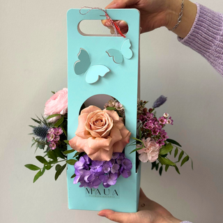 Aranjament fluturas blue