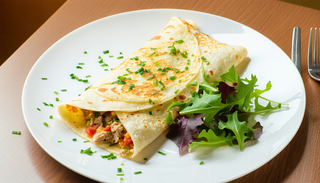 Crêpe Au Thon Gratiné
