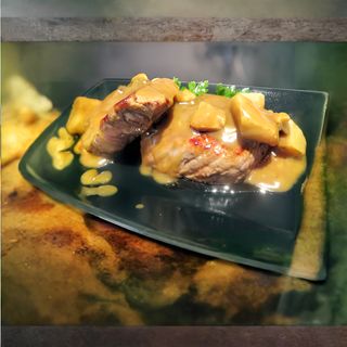 Телешко филе с манатарки