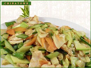 Пиле с къри сос