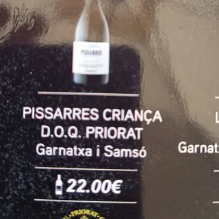 Vino del priorato 