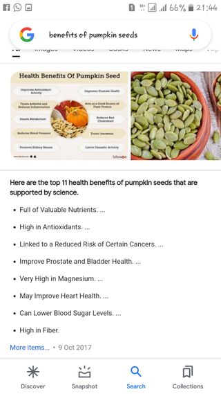 Sugarcane juice added pumpkin powder.