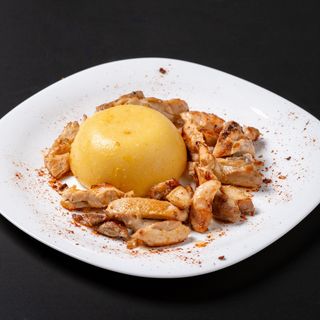 Tochitura de pui cu mamaliguta