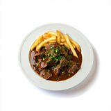 Carne Guisada Con Patatas Fritas