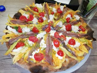 Pizza fiori di zucca