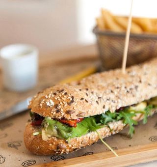 Bocadillo vegano