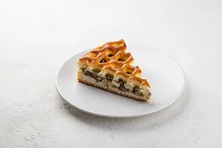 Пиріг з куркою та грибами