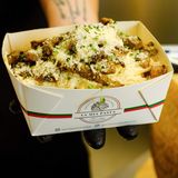 Fettuccine Alfredo i ramstek sa sosom od pečuraka 400 gr