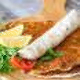 Lahmacun De Pollo Con Ensalada Y Queso