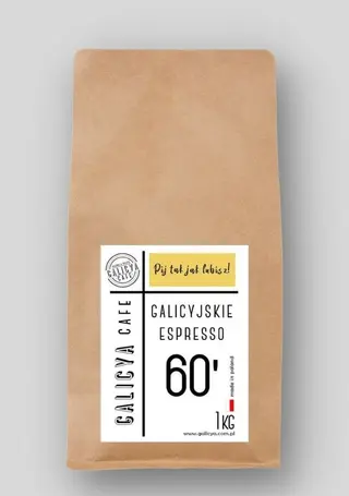 Galicyjskie Espresso 60' kawa ziarnista (naturalna) 500g
