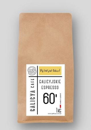 Galicyjskie Espresso 60' kawa ziarnista (naturalna) 500g