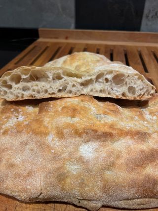 Focaccia farina 00 e farro nostra produzione 700 g