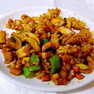 Calamares Con Salsa Picante