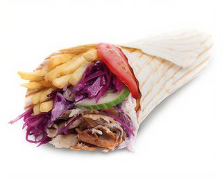 Durum De Pollo Con Patatas Dentro