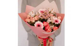 Buchet de flori Roz pastel