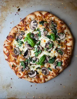 Pizza de Cogumelos