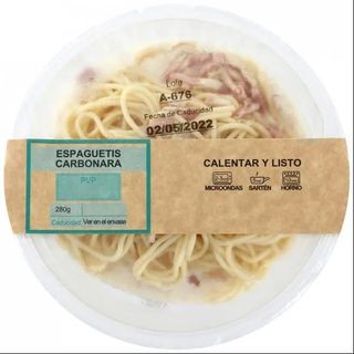 Espaguetis Carbonara Carrefour 280 Gr.